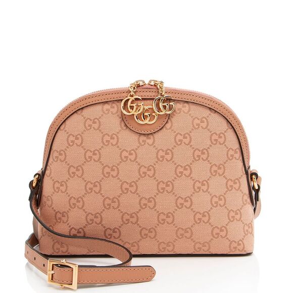 Gucci GG Canvas Ophidia Dome Small Shoulder Bag - Picture 1 of 11